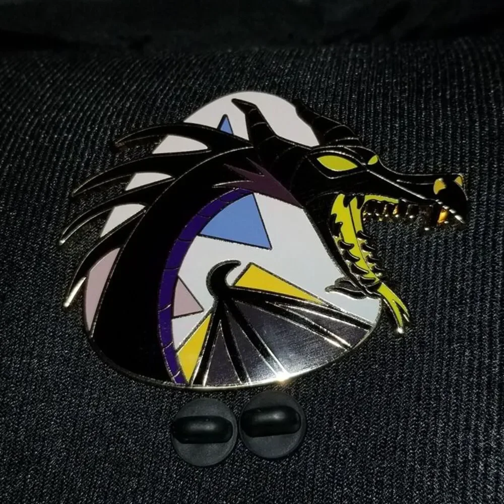 Disney Maleficent Dragon CHASER Pin Villains Rewind Jumbo PALM Sleeping Beauty